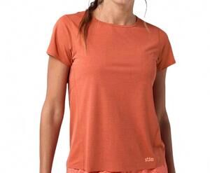 NEW STIO lucent short sleeve tee in hot sauce